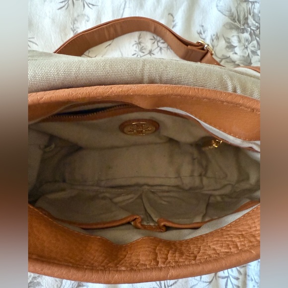 TORY BURCH Saddle bag Camel color GHW - Picture 5 of 7